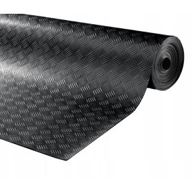 Tappetino Omega 100 cm x 150 cm nero 3 mm