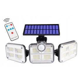  LAMPADA SOLARE 122 LED COB sensore di movimento REMOTE E084
