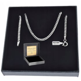  CATENA IN ARGENTO 925, 2,4 MM. + INCISIONE