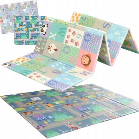    TAPPETINO IN SCHIUMA DOPPIO GRANDE, PIEGHEVOLE, alfabeto 801