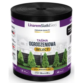  NASTRO PER RECINZIONE IN POLIPROPILENE 19x26 NERO UV+