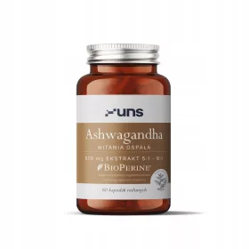   UNS Ashwagandha + Bioperine: Integratore Naturale per il Benessere Mentale e Fisico