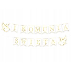  BANDIERA SANTA COMUNIONE COLOMBA E SANTA COMUNIONE