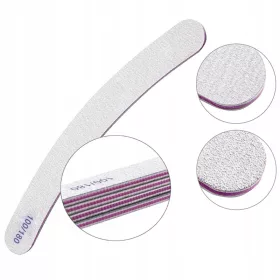  Cartella manuale a forma di banana in carta grigia