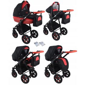  Passeggino 3in1 Dwarf NEXXO nero RED SPORT