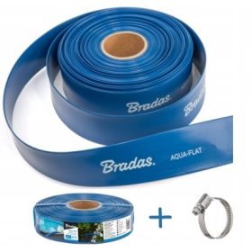  Tubo pompa acqua piatto blu 1 pollice 25 mm