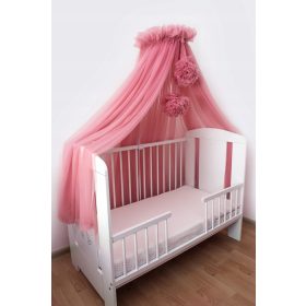  Baldacchino in chiffon + POMPONS