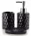  Dispenser sapone manuale da banco Bathlab 230 ml nero