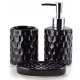  Dispenser sapone manuale da banco Bathlab 230 ml nero