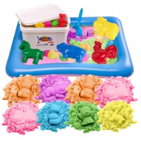    BibiMoon Kinetic Sand 8kg XL SET STAMPI PER SCATOLE DI SABBIA