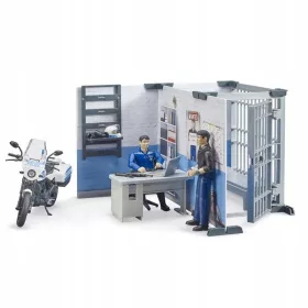    Bruder 62732 Set di personaggi del quartier generale della polizia
