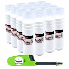   16× Inserto olio per candele Maxlight 23,5 cm + Accendicandele estensibile in omaggio!