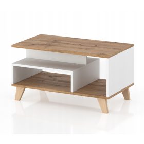    Tavolino rettangolare Concordia SCANDI 90 x 51 x 57 cm in rovere