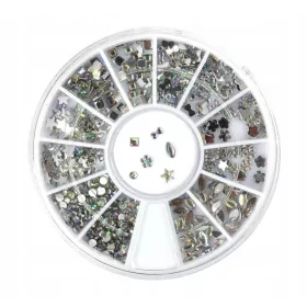  CAROUSEL CRISTALLI 3D VARIE DECORAZIONI PER UNGHIE