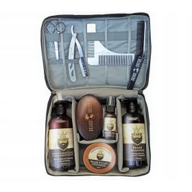    Set da barba Borsa per rasoio Custodia per cosmetici Forbici