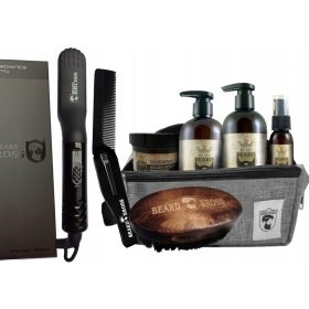 Set BRUSH Straightener Oil Balsamo Barba