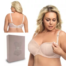    Reggiseno semi-imbottito Gorsenia, Intimo MEY beige, taglia 100G