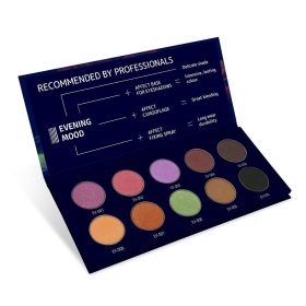  Palette di ombretti pressati Affect Evening Mood 10x2,5 g
