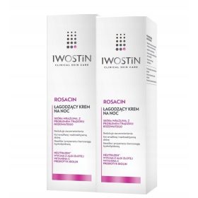   IWOSTIN ROSACIN Crema Lenitiva Notturna per Pelle con Rosacea, 40 ml