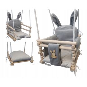    ALTALENA PER BAMBINI 3IN1 PER CONIGLIETTO IN CASA E IN GIARDINO