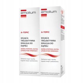   Emolium A-TOPIC Emulsione per il Bagno - Cura Quotidiana per Pelle Secca e Atopica