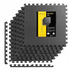  Tappetino per attrezzatura 4FIZJO 180 cm x 120 cm nero