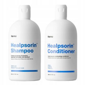  Set shampoo e balsamo per capelli HERMZ Healpsorin