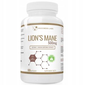   Criniera di Leone 500mg - Estratto di Hericium Erinaceus - 60 Capsule