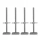 Piedini per ponteggio Base Varsavia Set da 4 pz