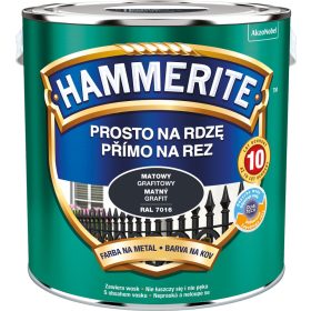   Hammerite Prosto per vernice metallizzata Ruggine, grafite, 2,5 l