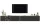  Porta TV sospeso Cassettiera Loft TV Nero MAT 300