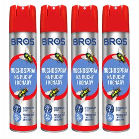  Bros Muchospray per mosche e zanzare 4 x 400 ml