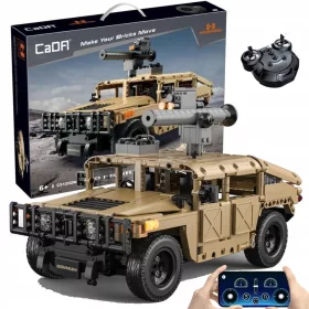   CaDa Make Your Bricks Move C51202W Blocchi di controllo Humvee Off-Roader Dual Mode 628 pz.