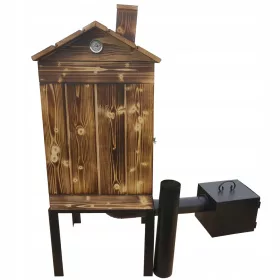  AFFUMICATORE IN LEGNO PER CASA E GIARDINO, ALTEZZA 70 CM.