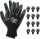Guanti Reis RNYLA BK taglia 7 - S 12 paia
