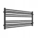  Radiatore orizzontale Lima 50 x 100 nero opaco SX