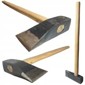   Ascia da martello, 4 kg, forgiata, con cornice, produzione polacca