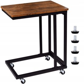    Tavolino rettangolare LoftInspired Meren 50 x 35 x 61 cm rovere invecchiato