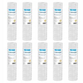    Filtro dell'acqua, inserto a corda prefiltro per prefiltrazione 10" 5 micron 10x