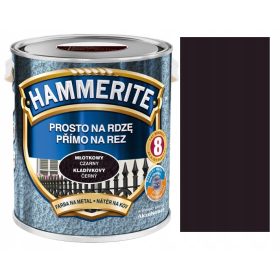 Vernice metallica Hammerite 5093258 Hammer nero 2,5 l