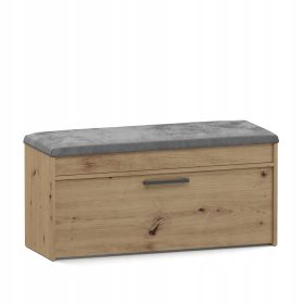    Scarpiera TopEshop con seduta 100 x 49 x 35 cm rovere artigianale