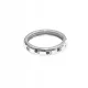  Fede nuziale DOG PAWS in argento, misura 11