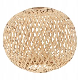  Paralume Intrecciato Bambù Intrecciato a mano rustico