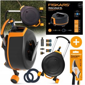  Avvolgitubo automatico XL con ruote Fiskars