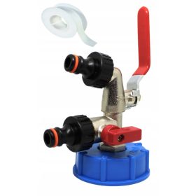  DOPPIO TAPPO, VALVOLA PER MAUZER, ADATTATORE 1/2