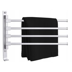    Appendiabiti con braccio mobile per chiodini Gockowiak, tonalità del grigio e dell'argento