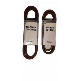  Cinghie di guida 754-0280 754-0281 MTD RH115 SPIDER 76R