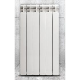    Radiatore in alluminio Faral Alba 729 W bianco 320 x 880 x 95 mm - attacco laterale