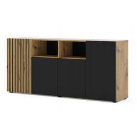    Cassettiera Bim Furniture Auris 180 x 42 x 82 cm rovere artigianale opaco