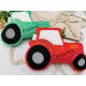  Trattore di peluche con nome